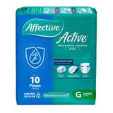 AFFECTIVE ACTIVE PARA INCONTINENCIA TALLA GRANDE CON 10 PIEZAS