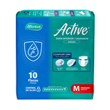 AFFECTIVE ACTIVE PARA INCONTINENCIA TALLA MEDIANO CON 10 PIEZAS