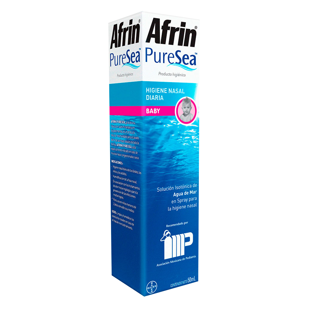 Farmacias del Ahorro, Afrin Pure Sea Higiene Nasal Spray 100 ml