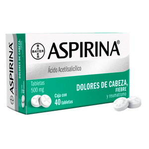 ASPIRINA 500MG CON 40 TABLETAS