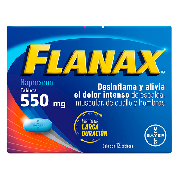 FLANAX 550MG CON 12 TABLETAS