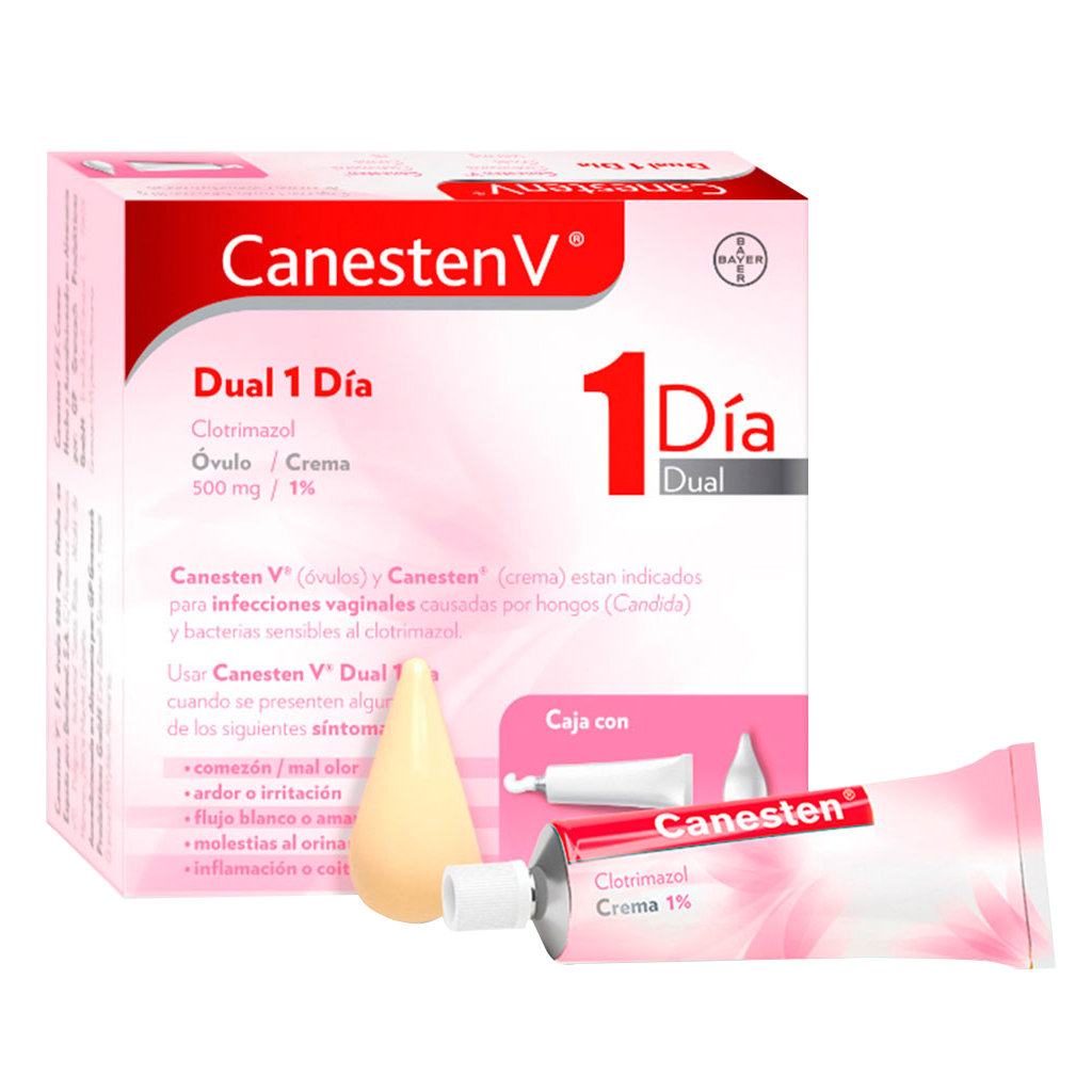 CANESTEN V DUAL 1 DIA OVULO + CREMA FARMACIA CALDERON CANESTEN V DUAL 1 DIA OVULO + CREMA FARMACIA CALDERON