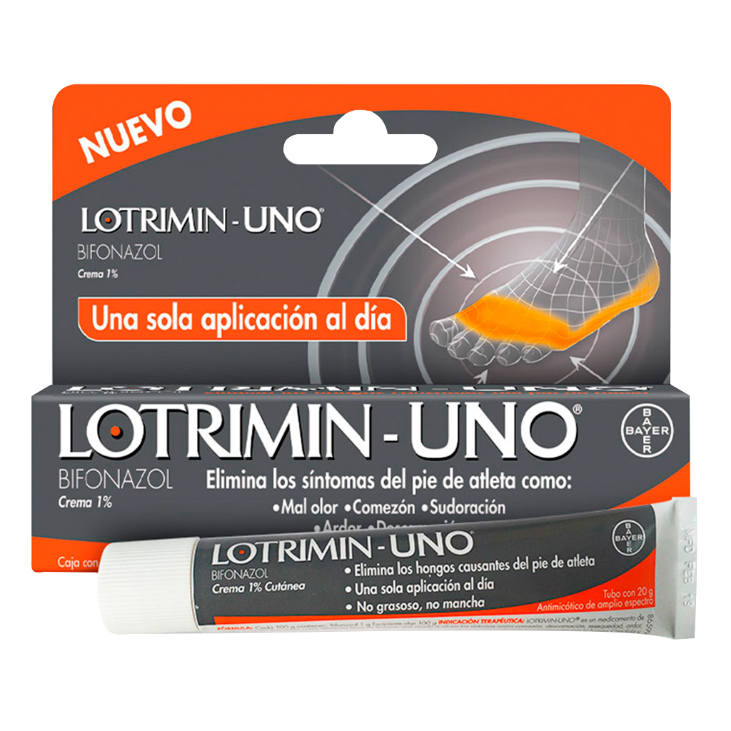 LOTRIMINUNO CREMA 1 TUBO CON 20G FARMACIA CALDERON