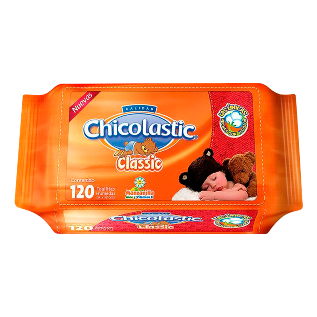 Toallitas Húmedas Chicolastic 120 Piezas