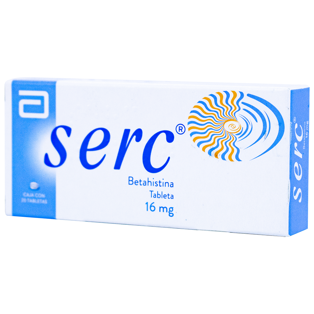 SERC 16 MG CON 20 TABLETAS FARMACIA CALDERON serc-16-mg-con-20-tabletas-farmacia-calderon
