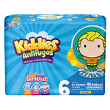 KIDDIES ANTIFUGAS TALLA 6 XX GRANDE CON 40 PAÑALES