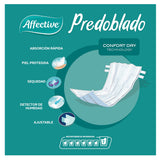 AFFECTIVE PREDOBLADO UNITALLA CON 10 PIEZAS