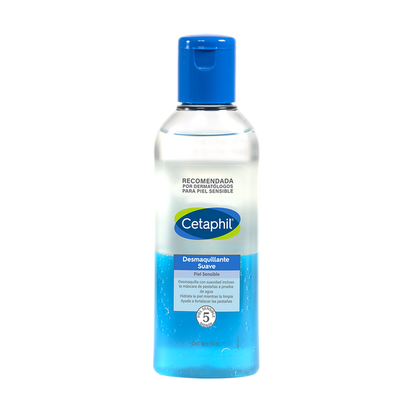 CETAPHIL REMOVEDOR DE MAQUILLAJE SUAVE CON 150ML