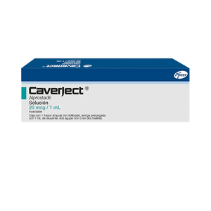 CAVERJECT 20MCG/1ML