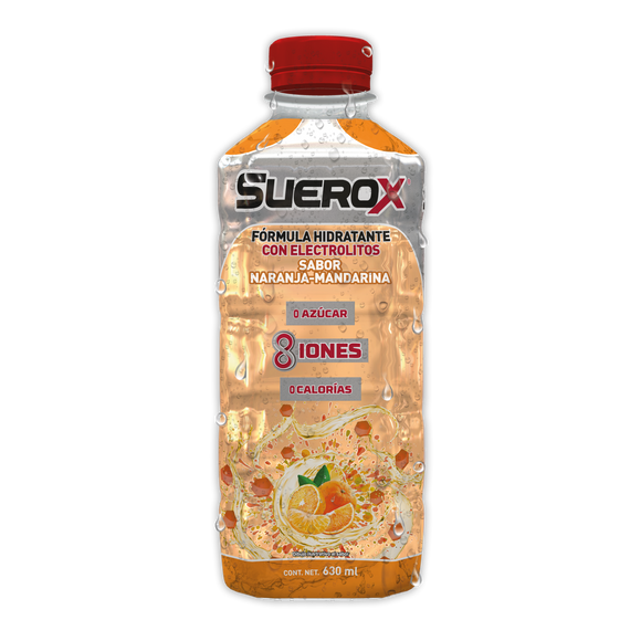 SUEROX SABOR NARANJA-MANDARINA CON 630ML