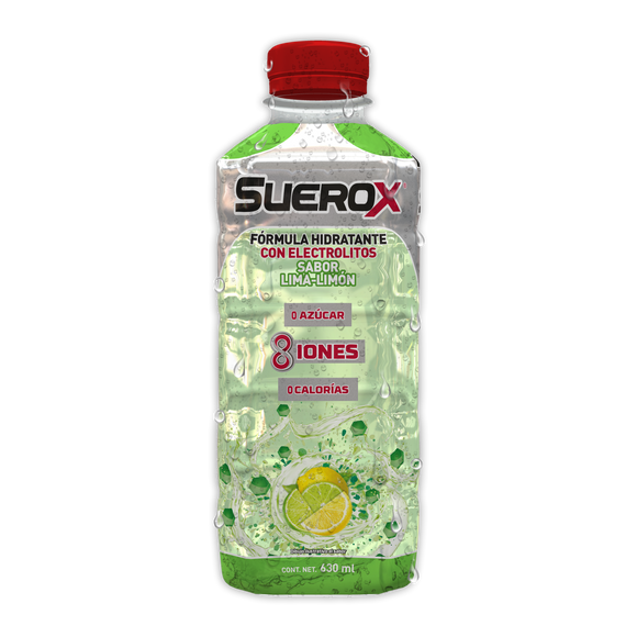 SUEROX SABOR LIMA-LIMON CON 630ML