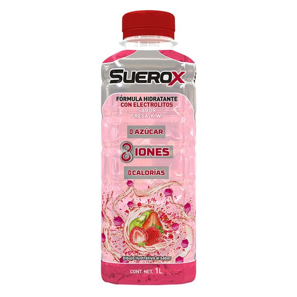 SUEROX SABOR FRESA-KIWI CON 1LT