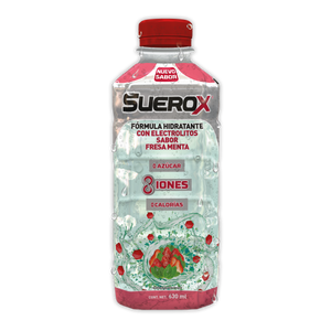 SUEROX SABOR FRESA MENTA CON 630ML