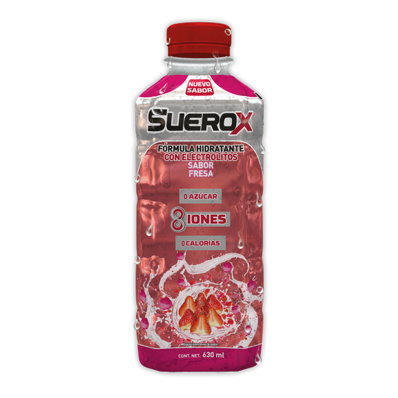 SUEROX SABOR FRESA CON 630ML