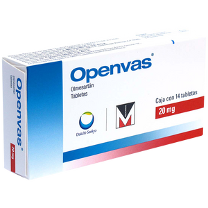 OPENVAS 20MG CON 14 TABLETAS