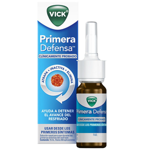 VICK PRIMERA DEFENSA SOLUCION NASAL CON 15ML