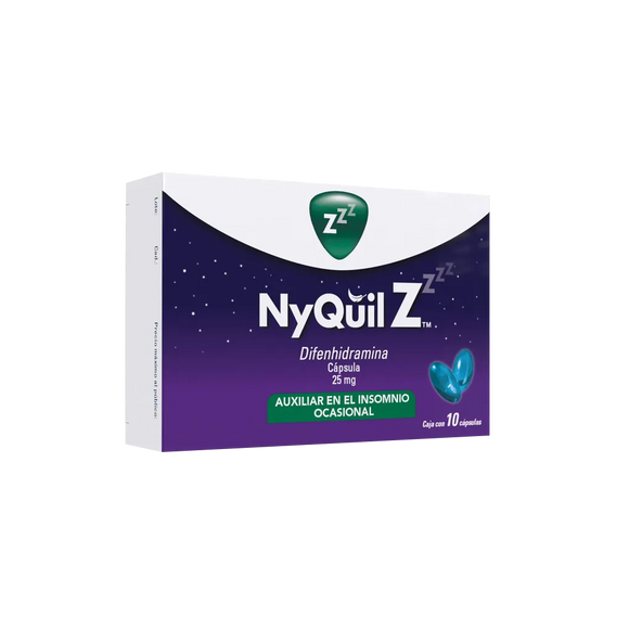 NYQUIL Z 25MG CON 10 CAPSULAS