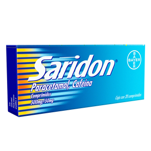 SARIDON 500/50MG CON 20 COMPRIMIDOS