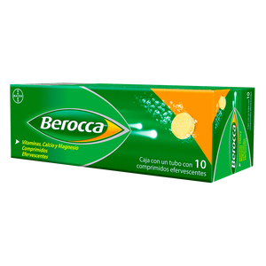 BEROCCA CON 10 COMPRIMIDOS EFERVESCENTES