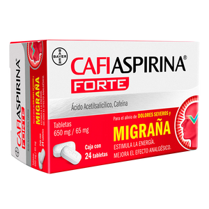 CAFIASPIRINA FORTE CON 24 TABLETAS