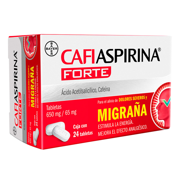 CAFIASPIRINA FORTE CON 24 TABLETAS