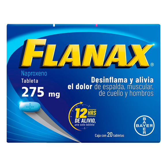 FLANAX 275MG CON 20 TABLETAS