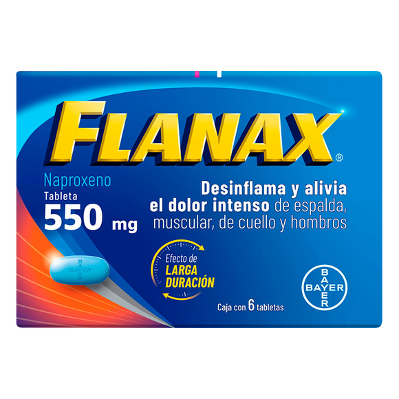 FLANAX 550MG CON 6 TABLETAS