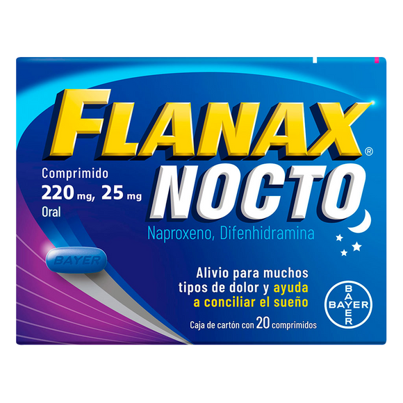 FLANAX NOCTO 220/25MG CON 20 COMPRIMIDOS