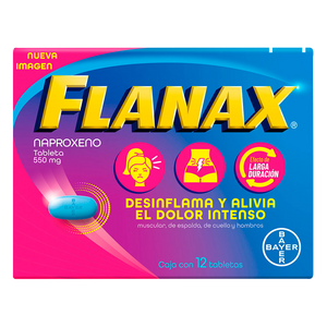 FLANAX COLICOS 550MG CON 12 TABLETAS