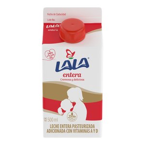 LALA LECHE ENTERA PREMIUM 500ML CAR