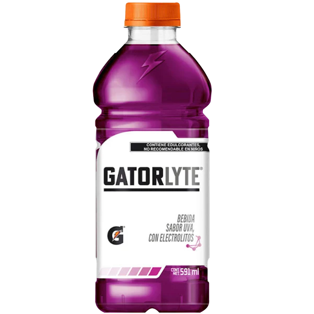 Gatorlite GATORLYTE SABOR UVA CON 591ML – FARMACIA CALDERON