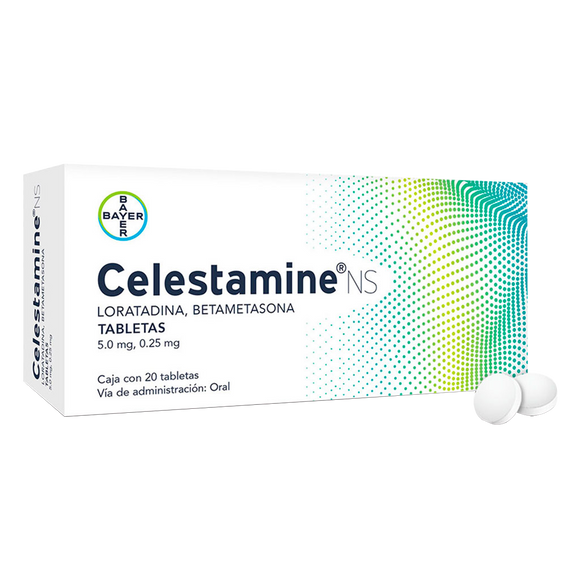 CELESTAMINE NS 5/0.25MG CON 20 TABLETAS