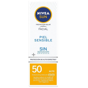 NIVEA SUN PIEL SENSIBLE FPS50 CON 50ML