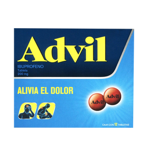 ADVIL 200MG CON 12 TABLETAS