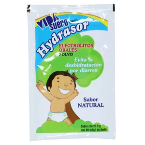 ELECTROLITOS ORALES HYDRASOR POLVO SABOR NATURAL 1 SOBRE CON 27.9G