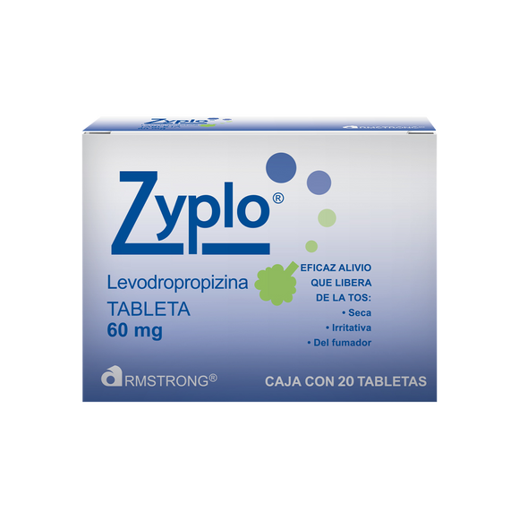 ZYPLO 60MG CON 20 TABLETAS