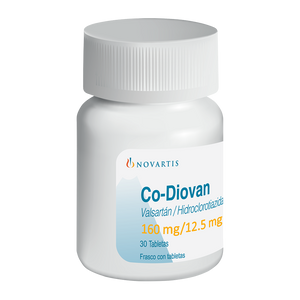 CO-DIOVAN 160/12.5MG CON 30 TABLETAS