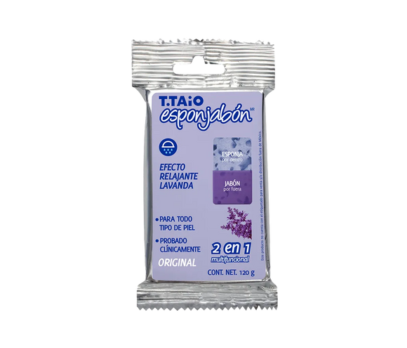 T.TAiO ESPONJABON AROMA LAVANDA CON 120G