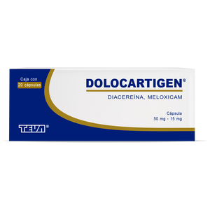 DOLOCARTIGEN 50/15MG CON 20 CAPSULAS