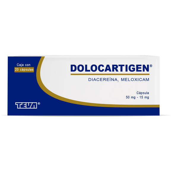 DOLOCARTIGEN 50/15MG CON 20 CAPSULAS