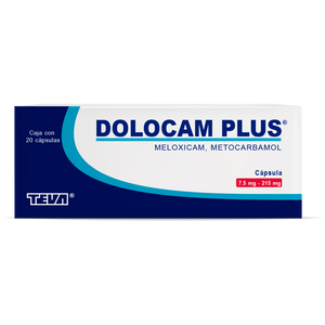 DOLOCAM PLUS  7.5/215MG CON 20 CAPSULAS