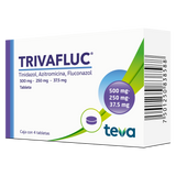 TRIVAFLUC 500/250/37.5MG CON 4 TABLETAS