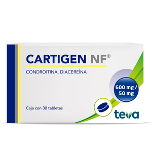 CARTIGEN NF 600/50MG CON 30 TABLETAS