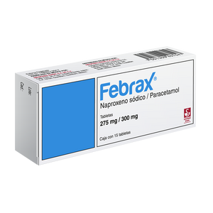 FEBRAX 275/300MG CON 15 TABLETAS