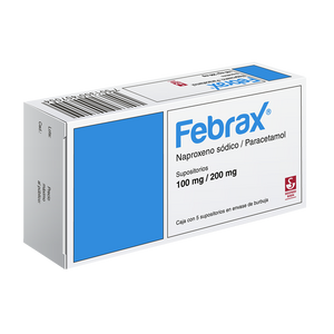 FEBRAX 100MG CON 5 SUPOSITORIOS