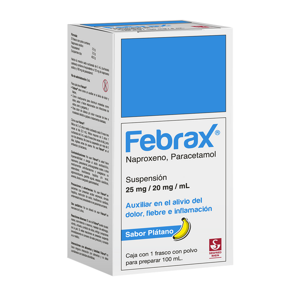 FEBRAX 25/20MG SUSPENSION CON 100ML