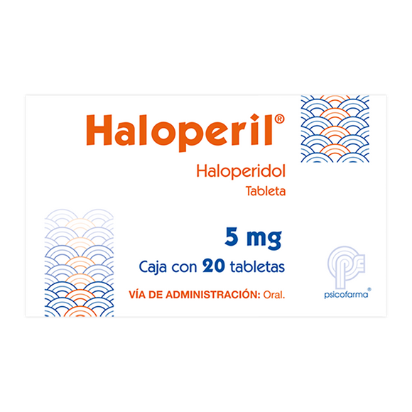 HALOPERIL 5MG CON 20 TABLETAS /PSICOFARMA