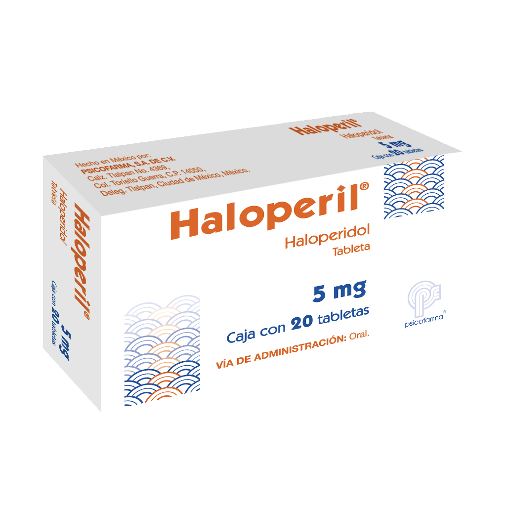HALOPERIL 5MG CON 20 TABLETAS /PSICOFARMA – FARMACIA CALDERON
