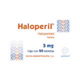 HALOPERIL 5MG CON 20 TABLETAS /PSICOFARMA