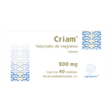 CRIAM 200 MG CON 40 TABLETAS